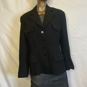 Vertigo Paris Black Blazer Tailored Suit Jacket